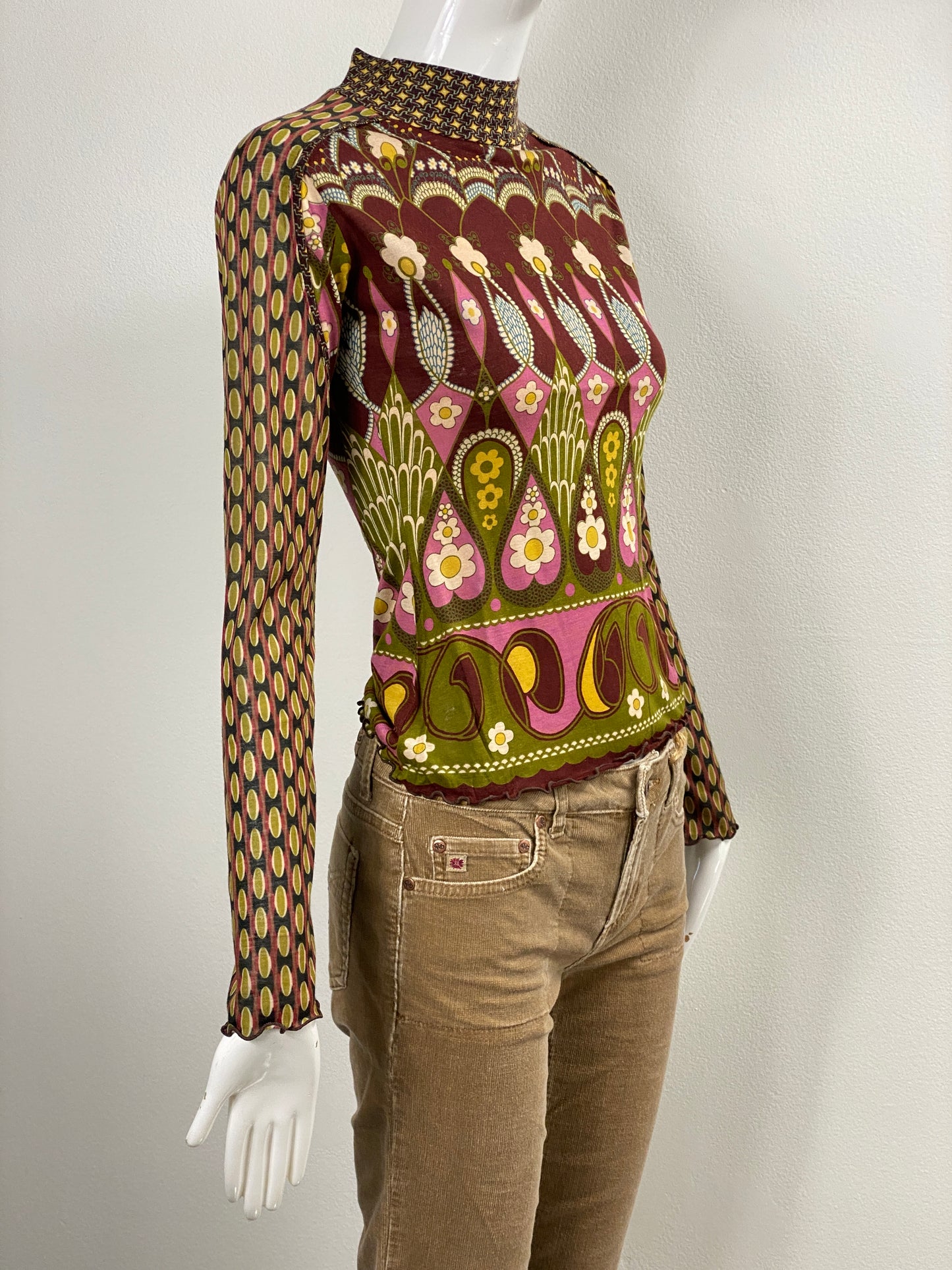 Deadstock Funky Floral Blouse