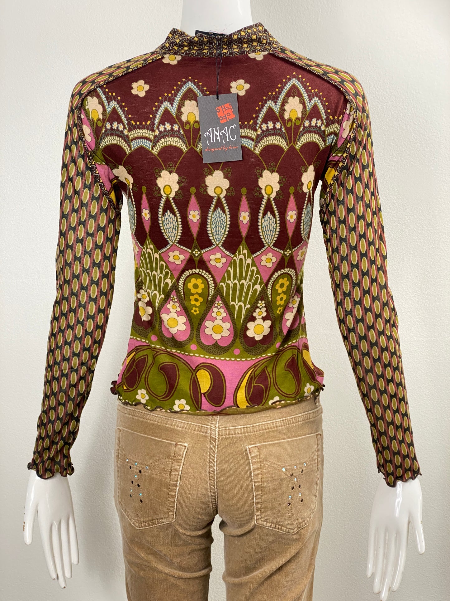 Deadstock Funky Floral Blouse