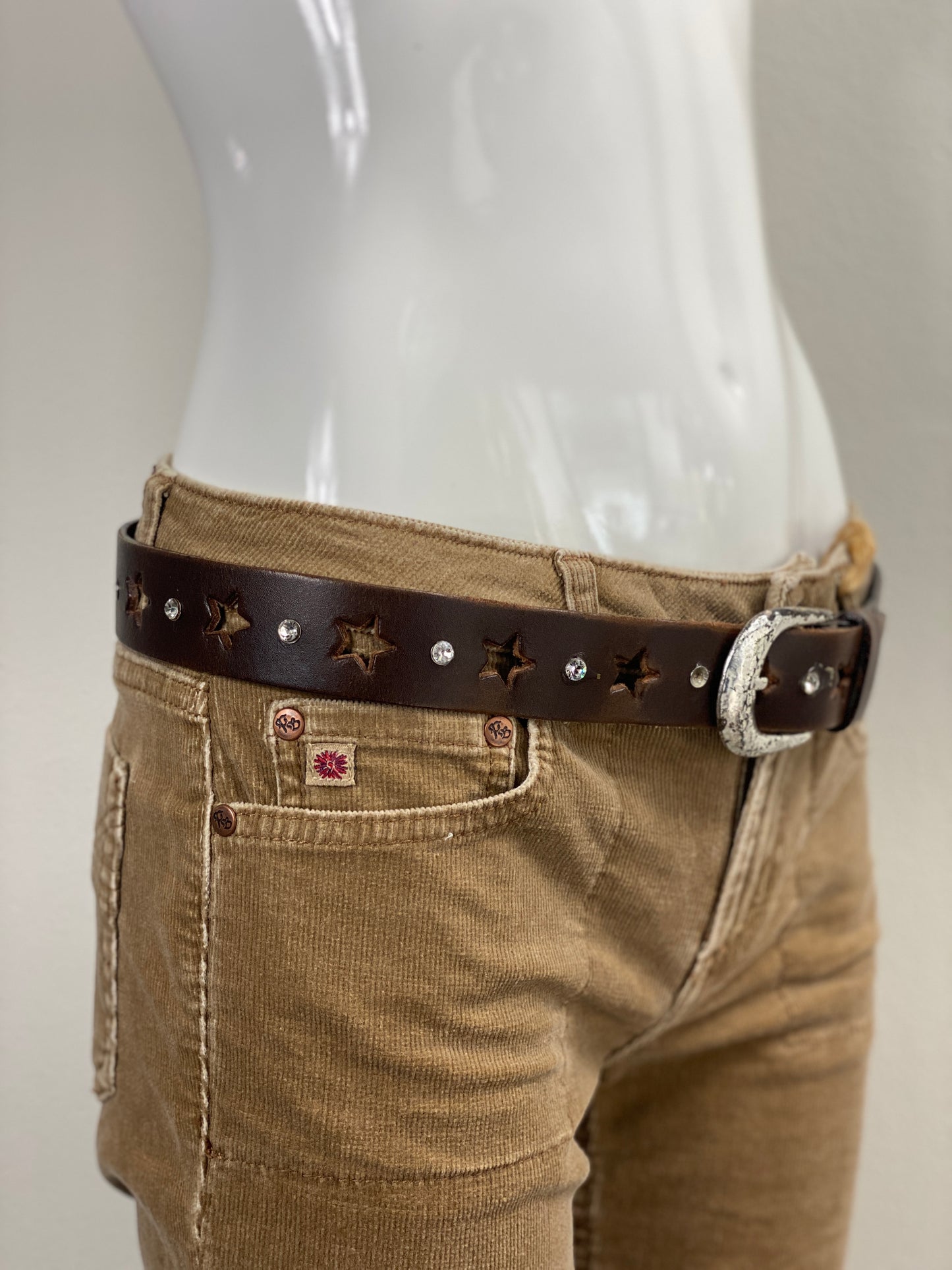 Rhinestone Star Belt