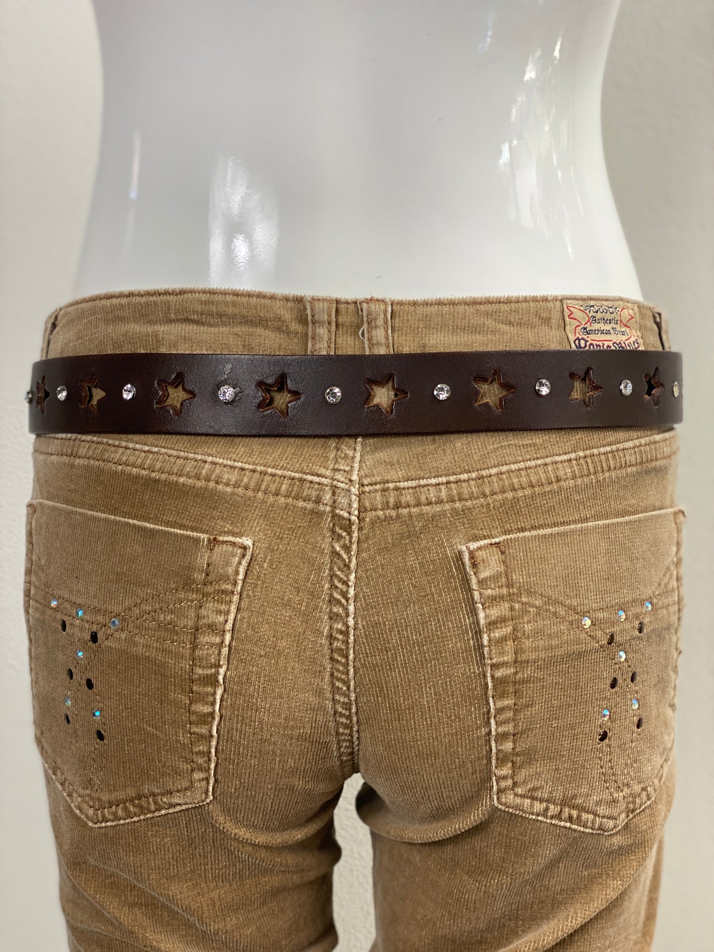 Rhinestone Star Belt