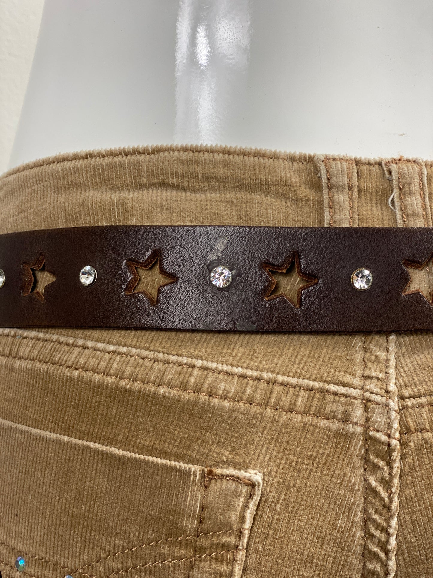 Rhinestone Star Belt