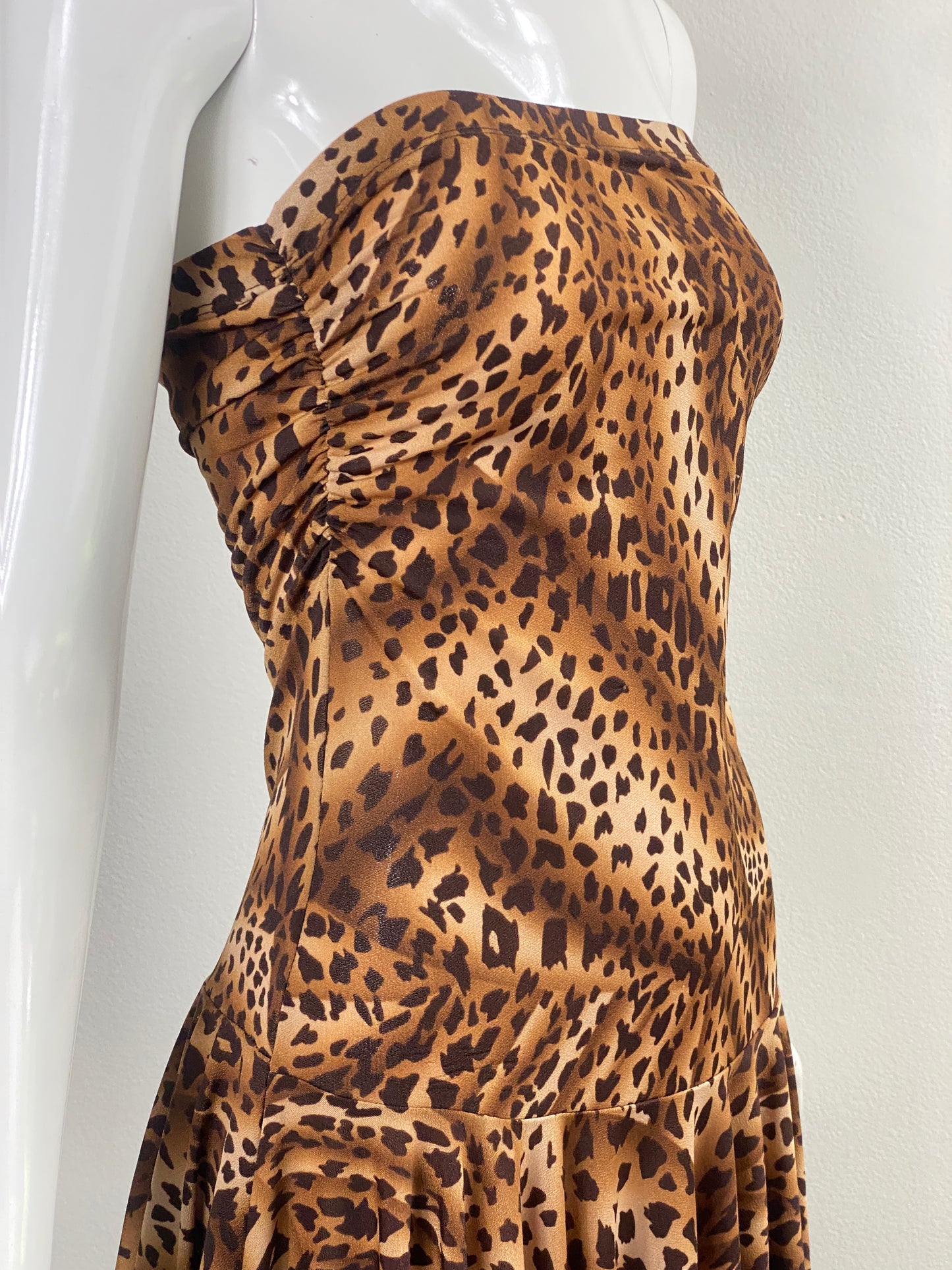 00's Forever 21 Leopard Mini Tube Dress