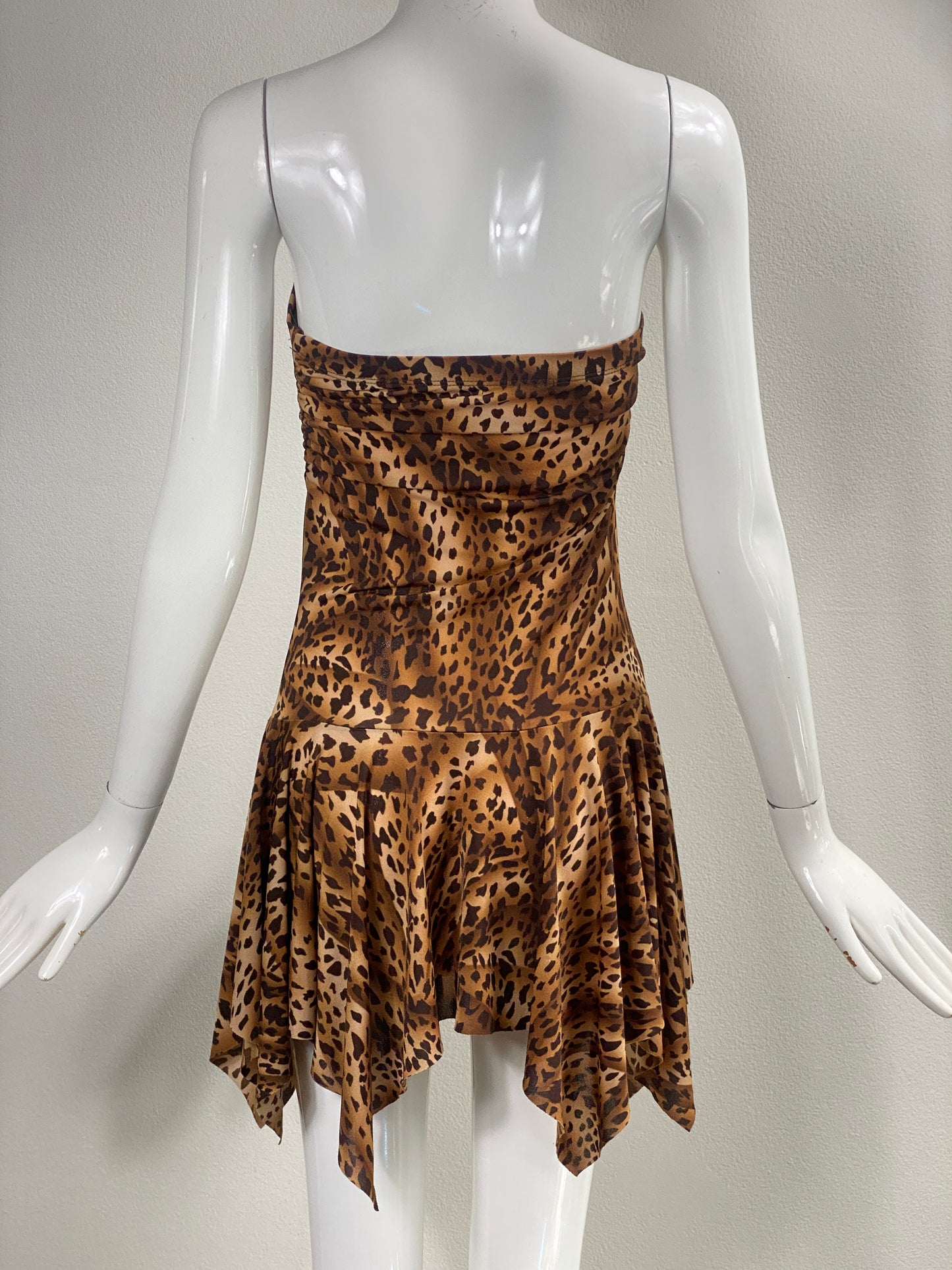 00's Forever 21 Leopard Mini Tube Dress