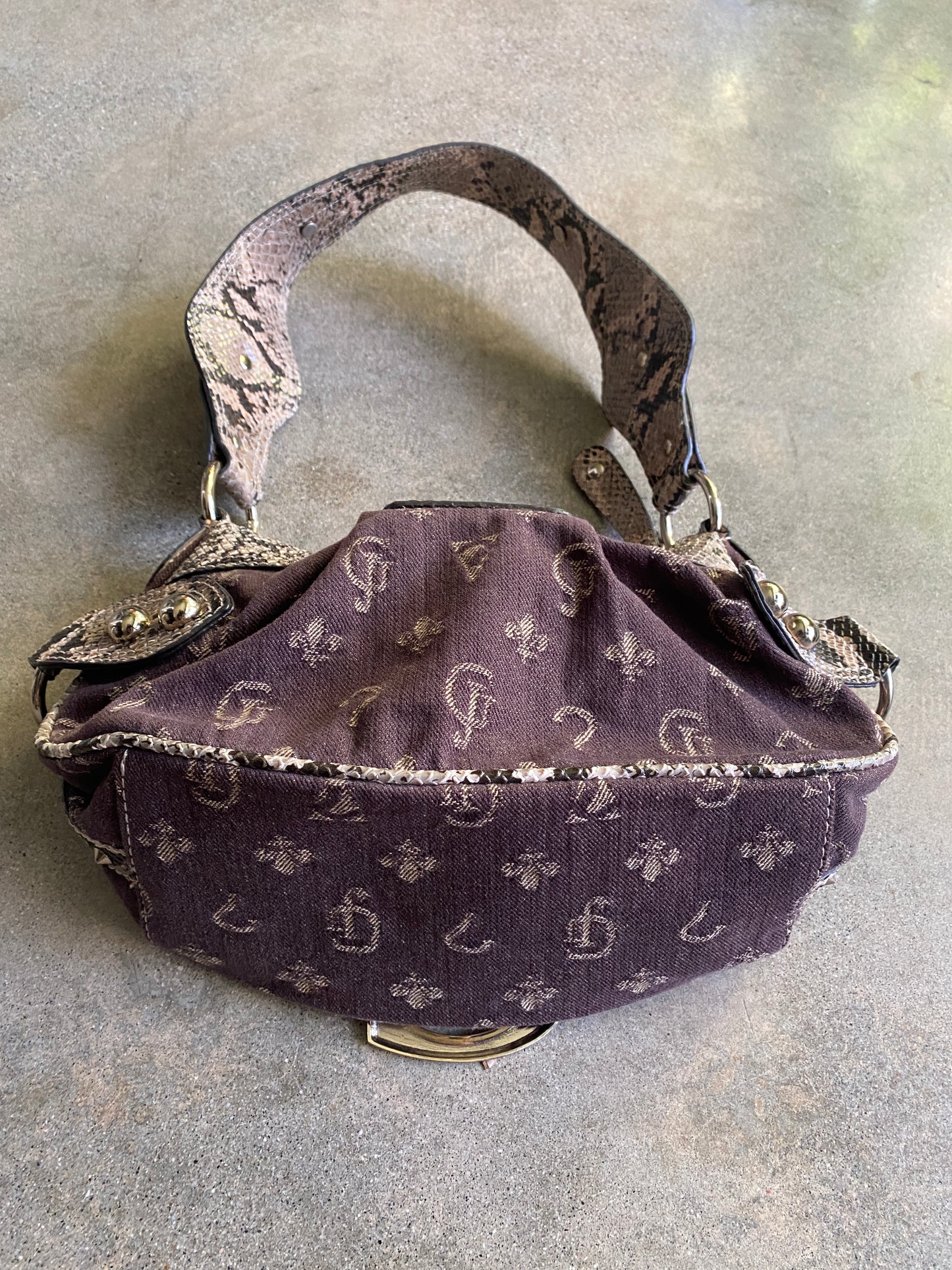 Guess Snake Shoulder Purse