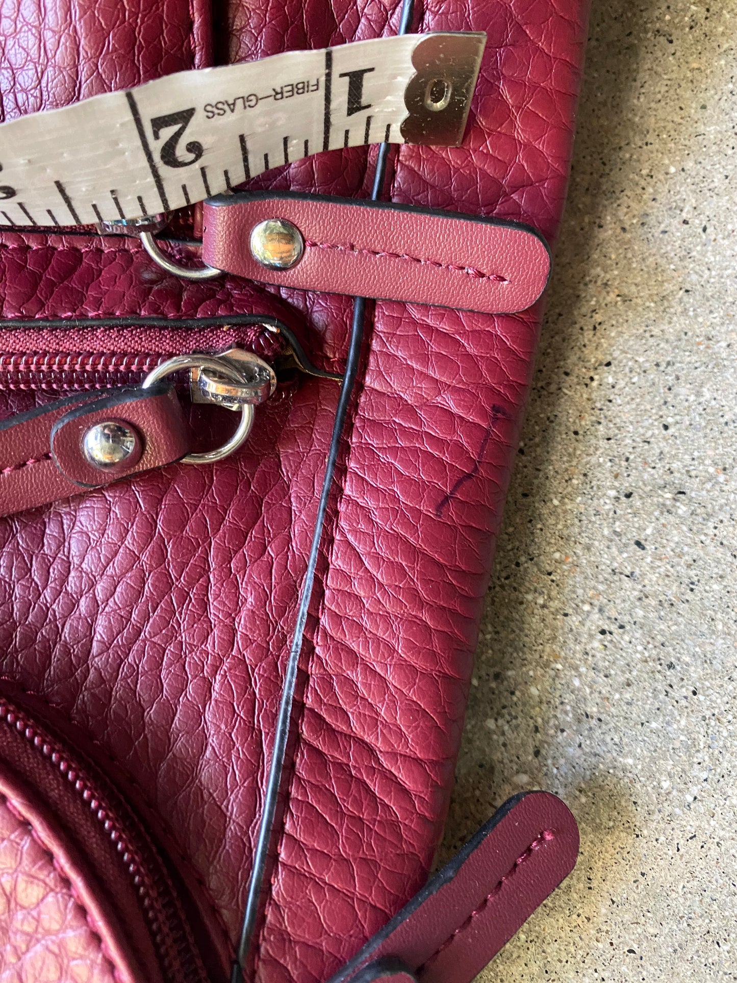 Deep Red Mini Back Pack