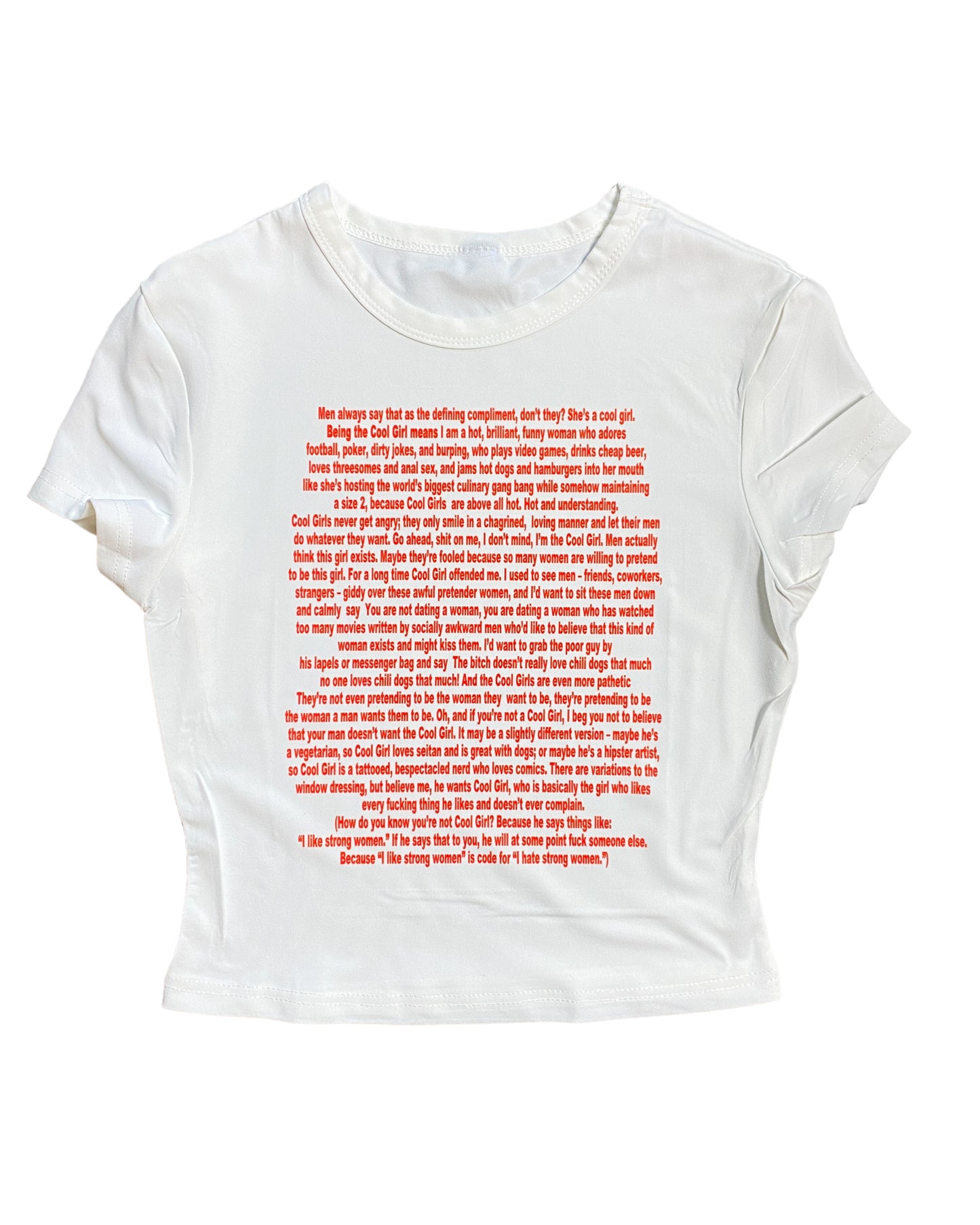 Cool Girl Monologue Baby Tee