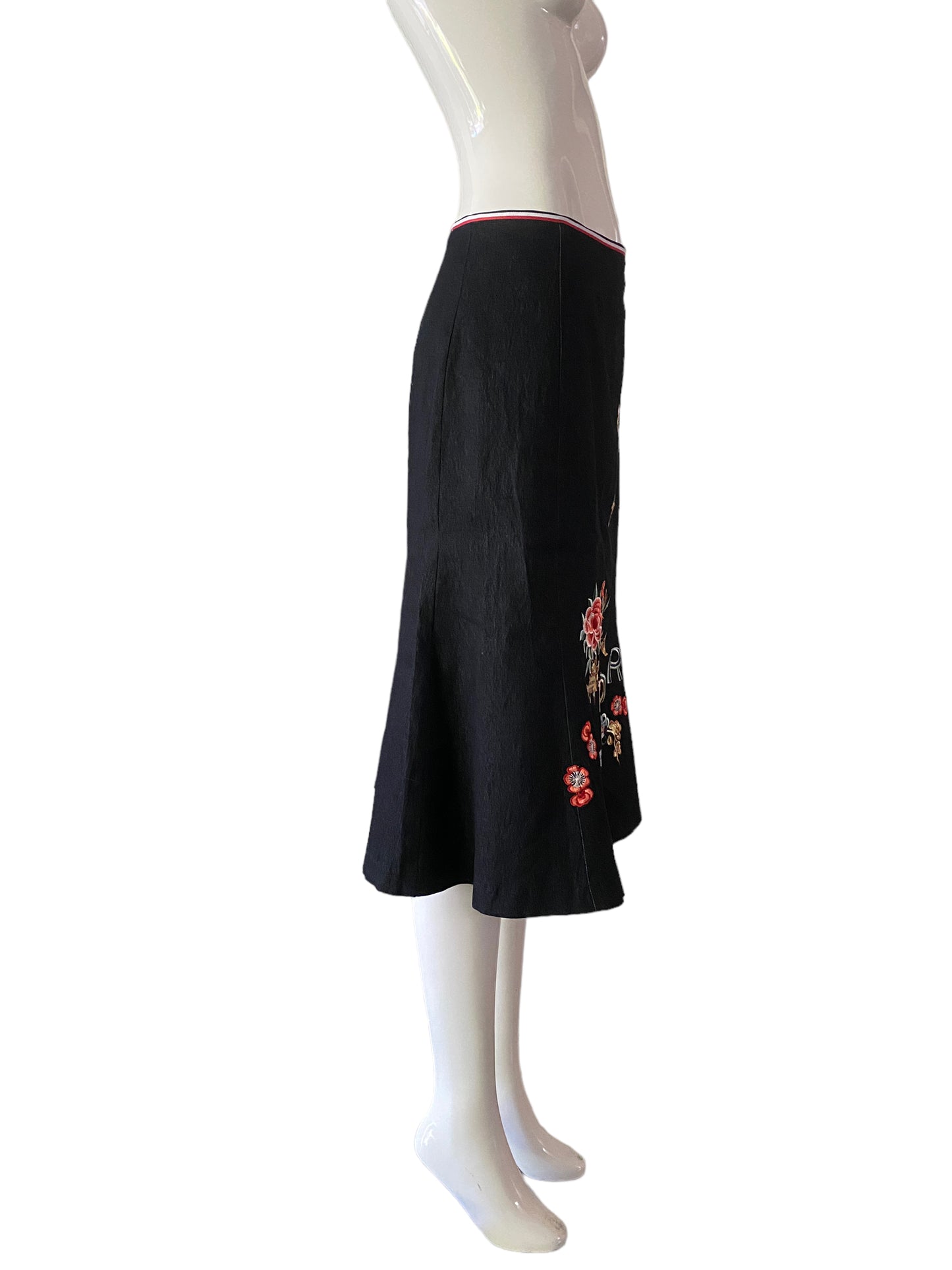 Dior Denim Midi Skirt