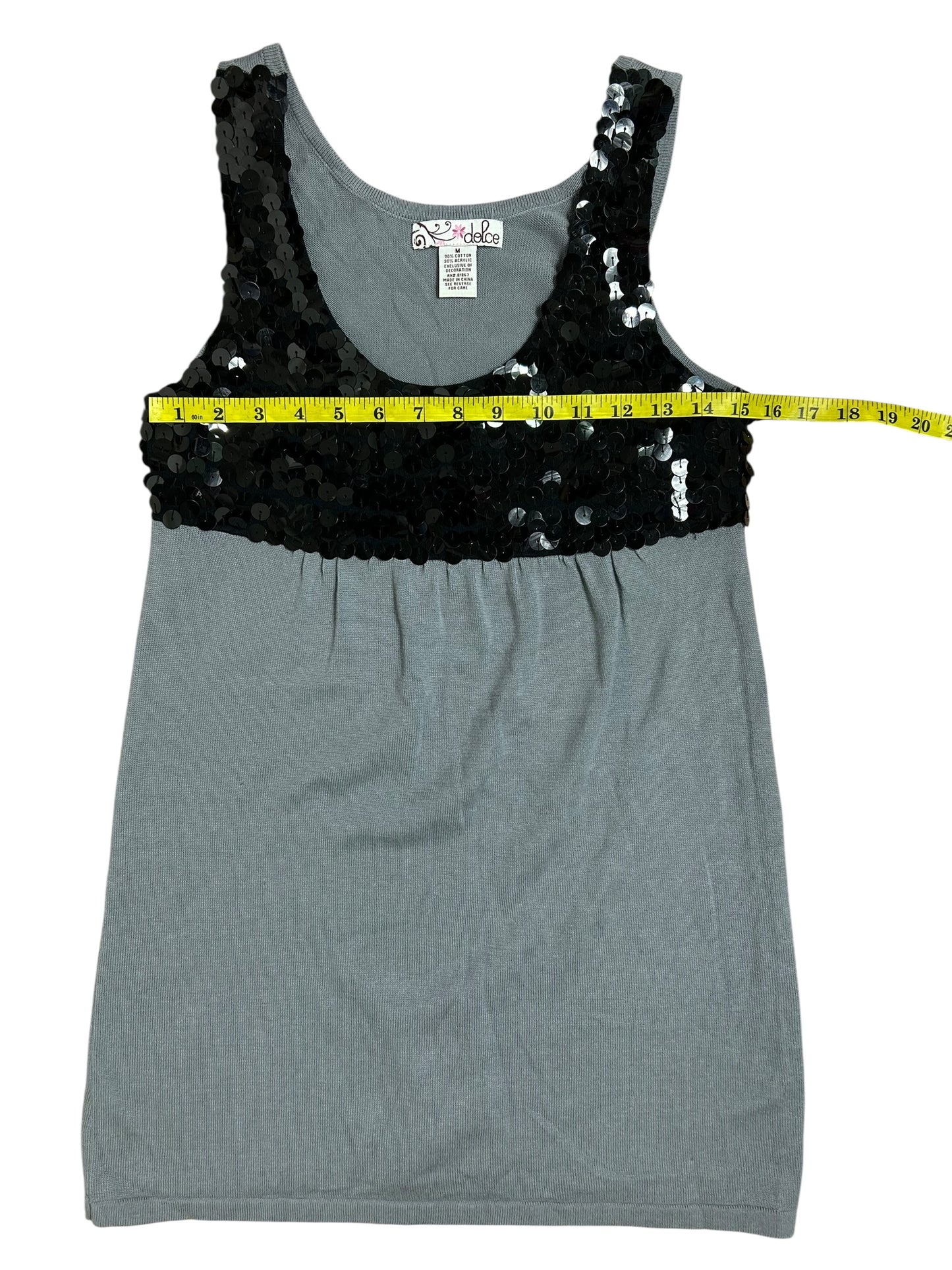 Grey Knit Baby Doll Dress