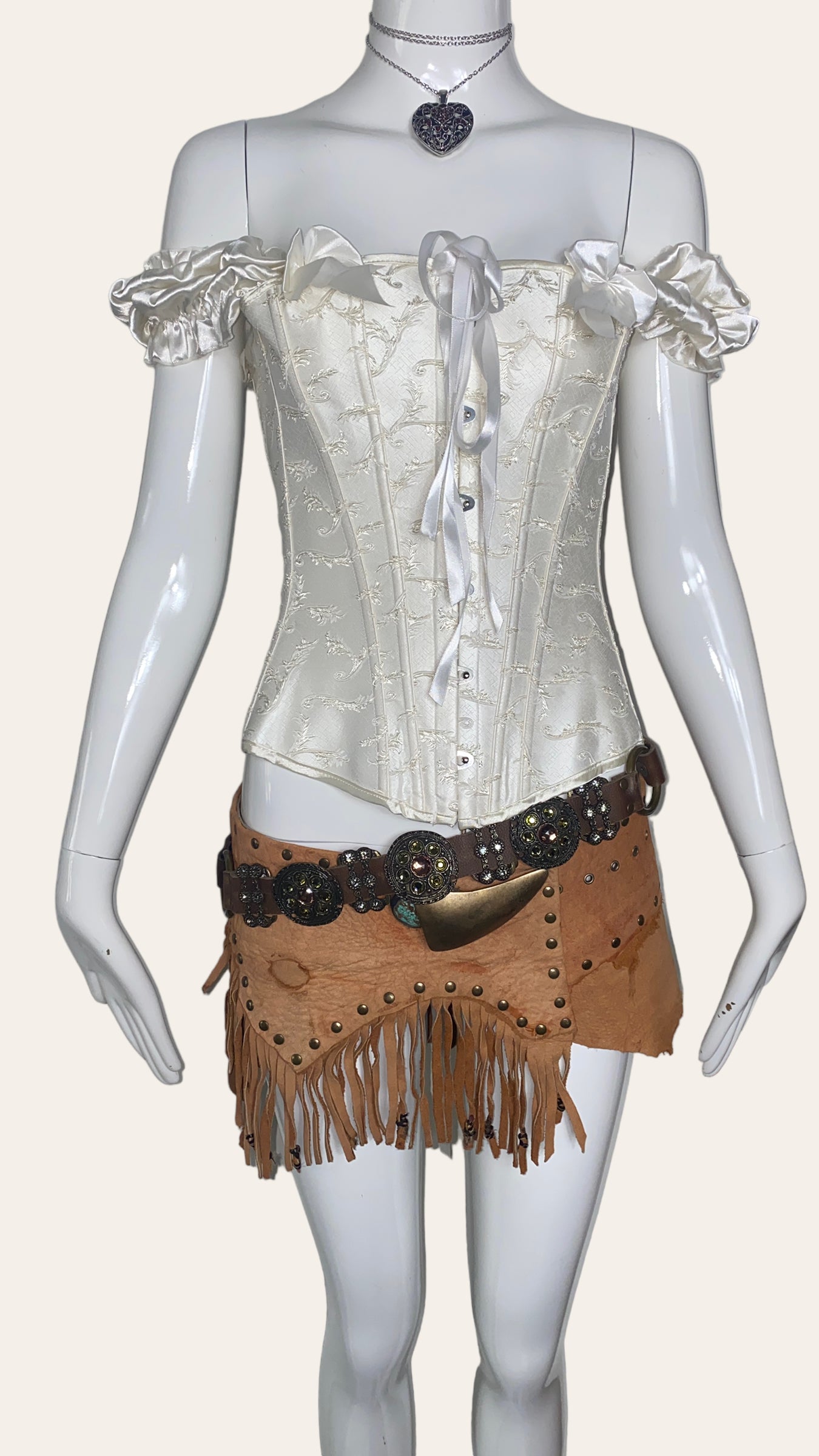 Cream Coquette Corset