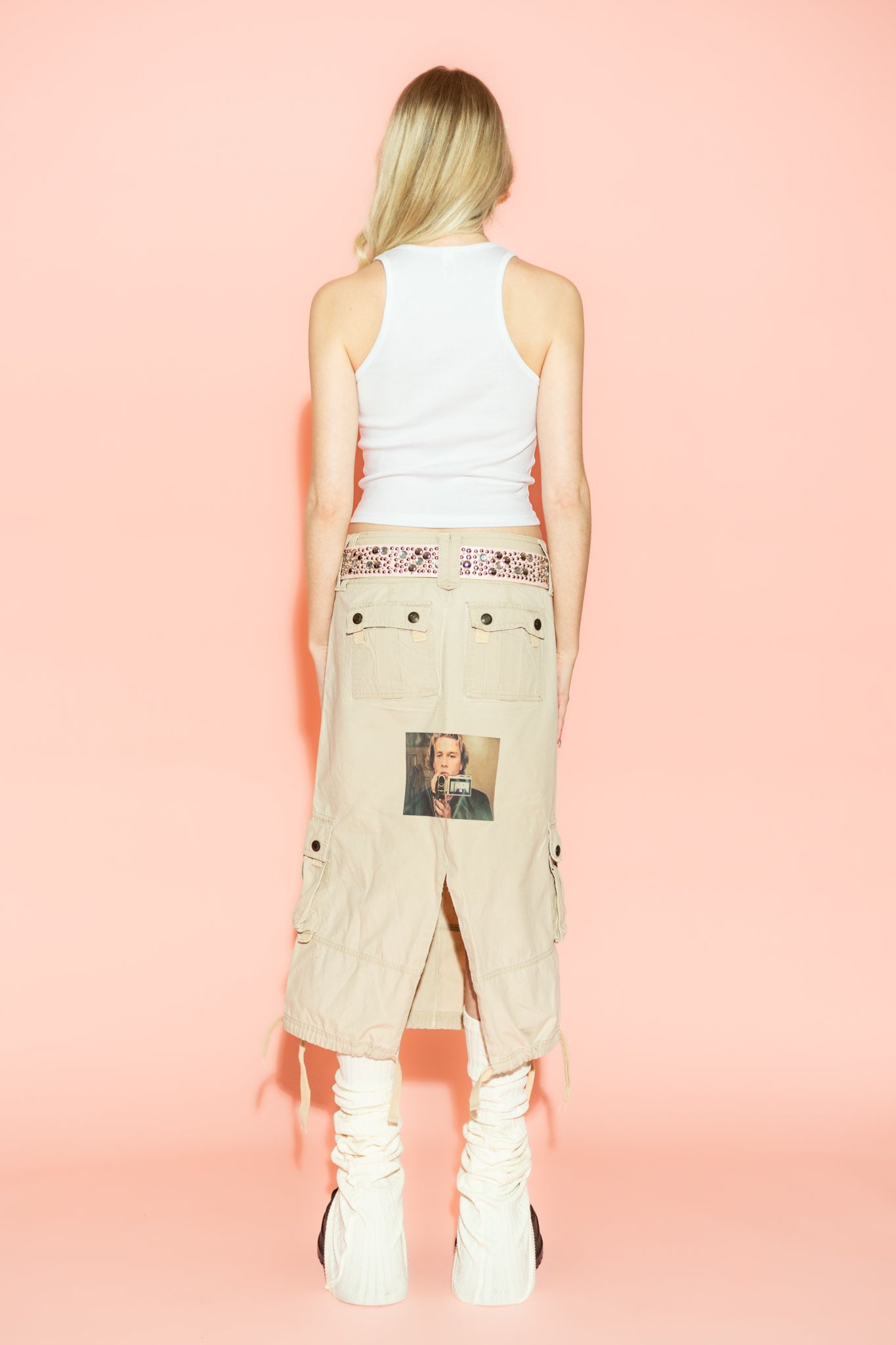 REWORKED TECH GIRL CARGO SKIRT