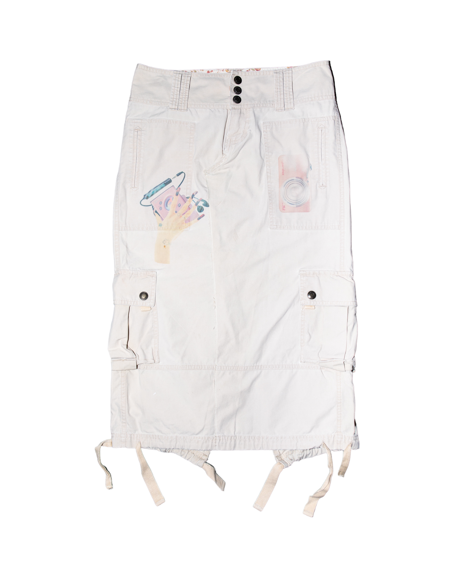 REWORKED TECH GIRL CARGO SKIRT