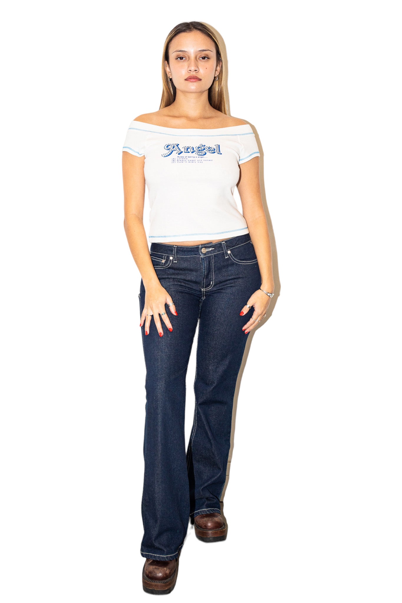 Y2K BBY TEE RULES OF BEING AN ANGEL