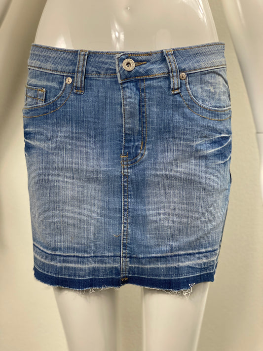 Deadstock Denim Mini Skirt