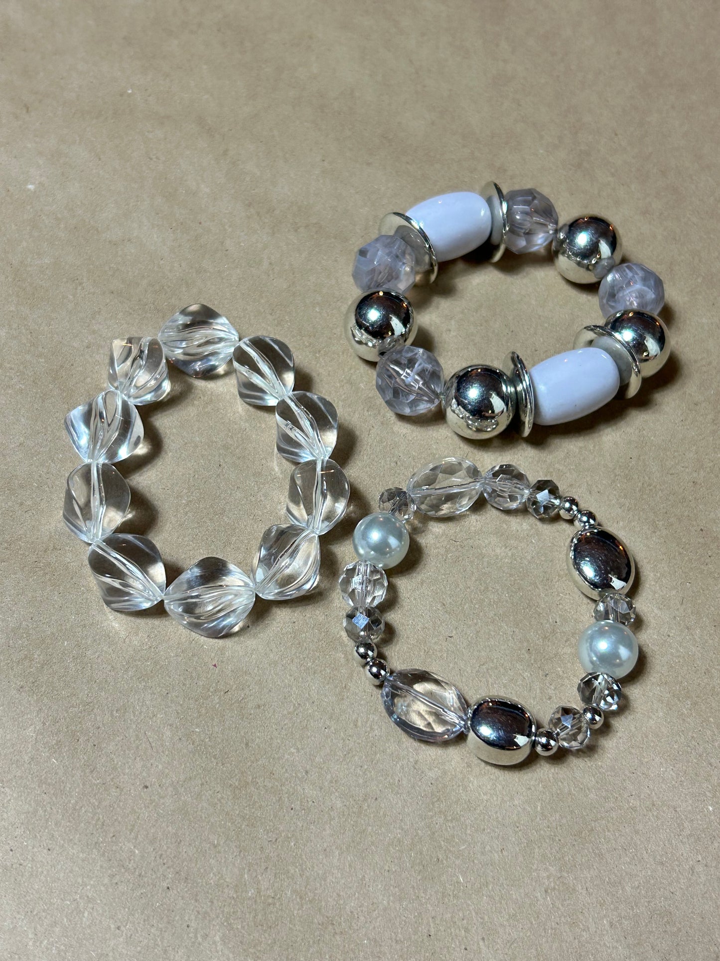 Clear Bracelet Set