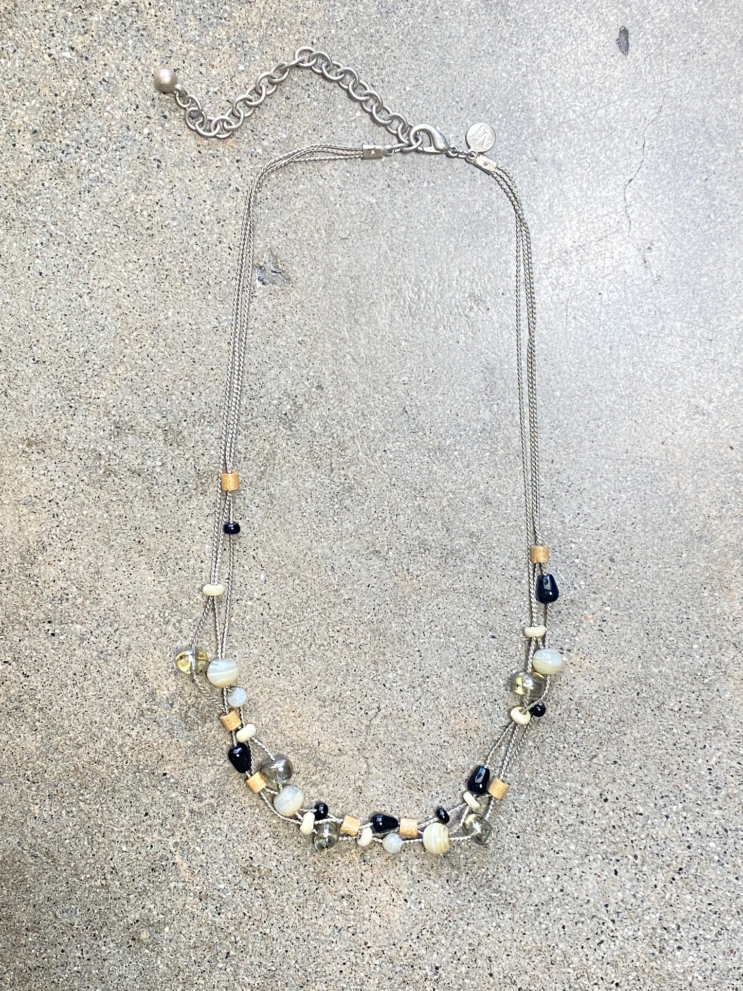 90’s Beaded Layered Necklace
