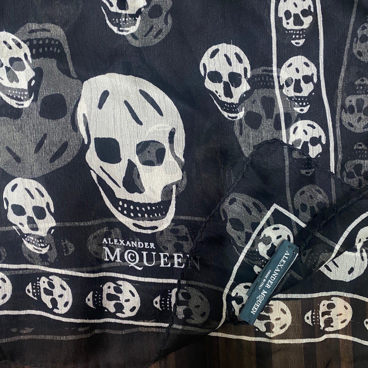 Alexander McQueen Skull Scarf