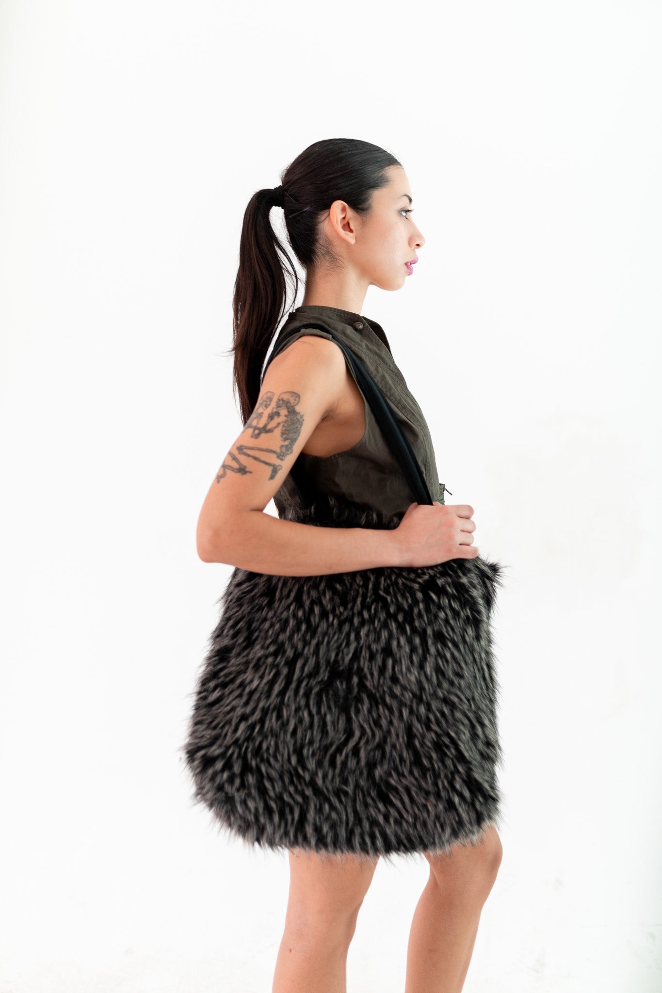 Oversized Fur Tote