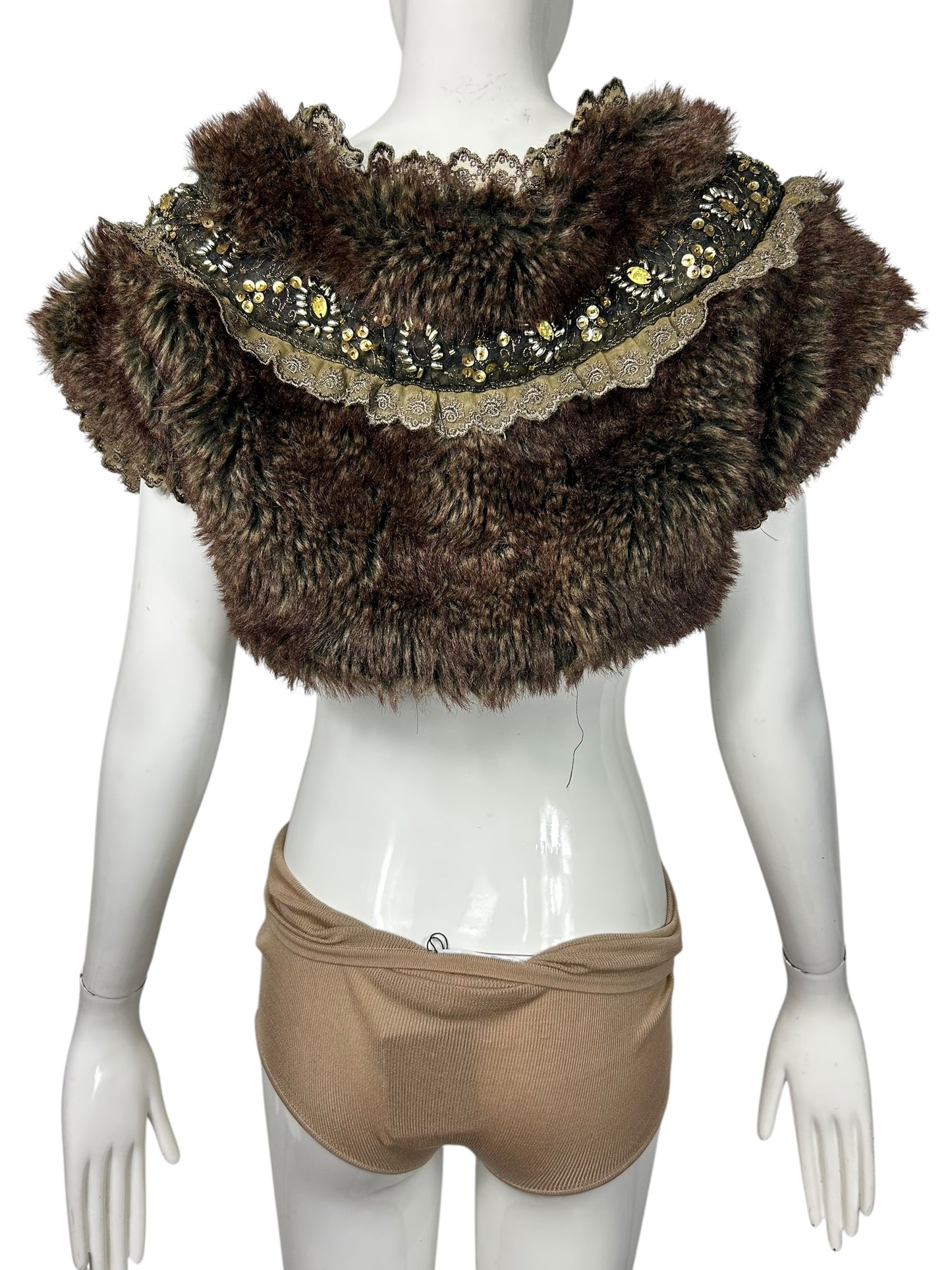 Cropped Fur Bolero