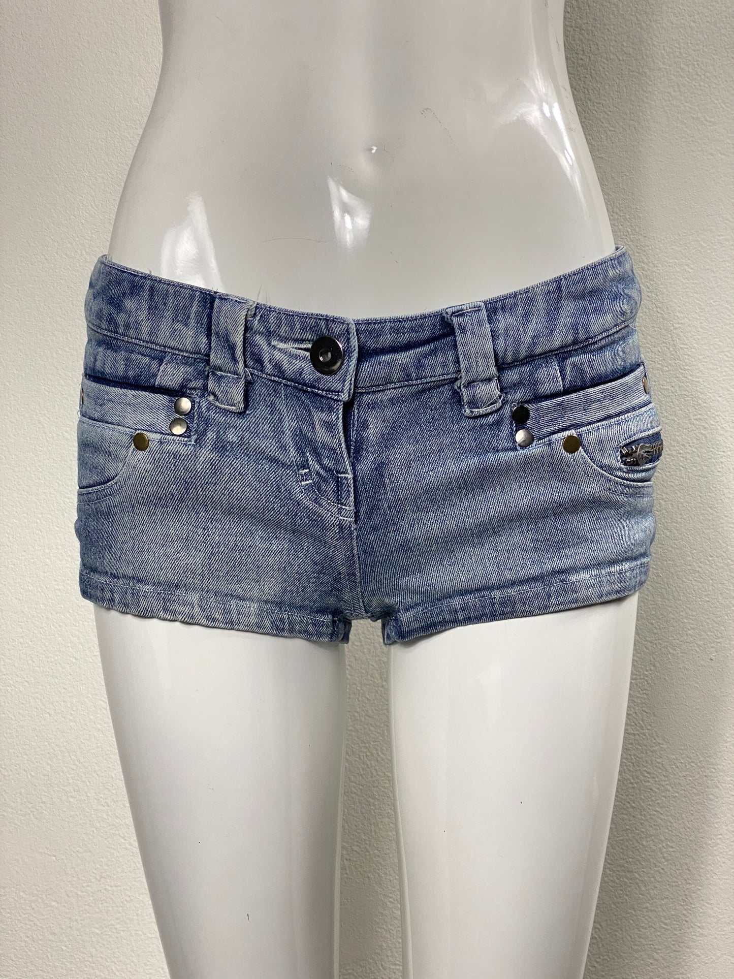 00s Denim Micro Shorts