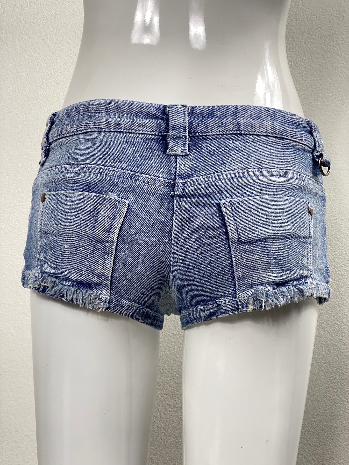 00s Denim Micro Shorts