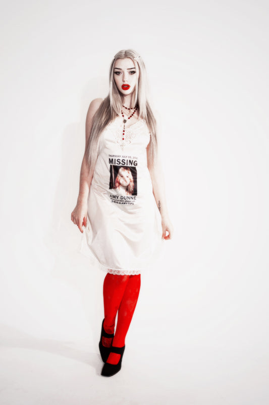 Amy Dunne One Off Print Vintage Slip Dress