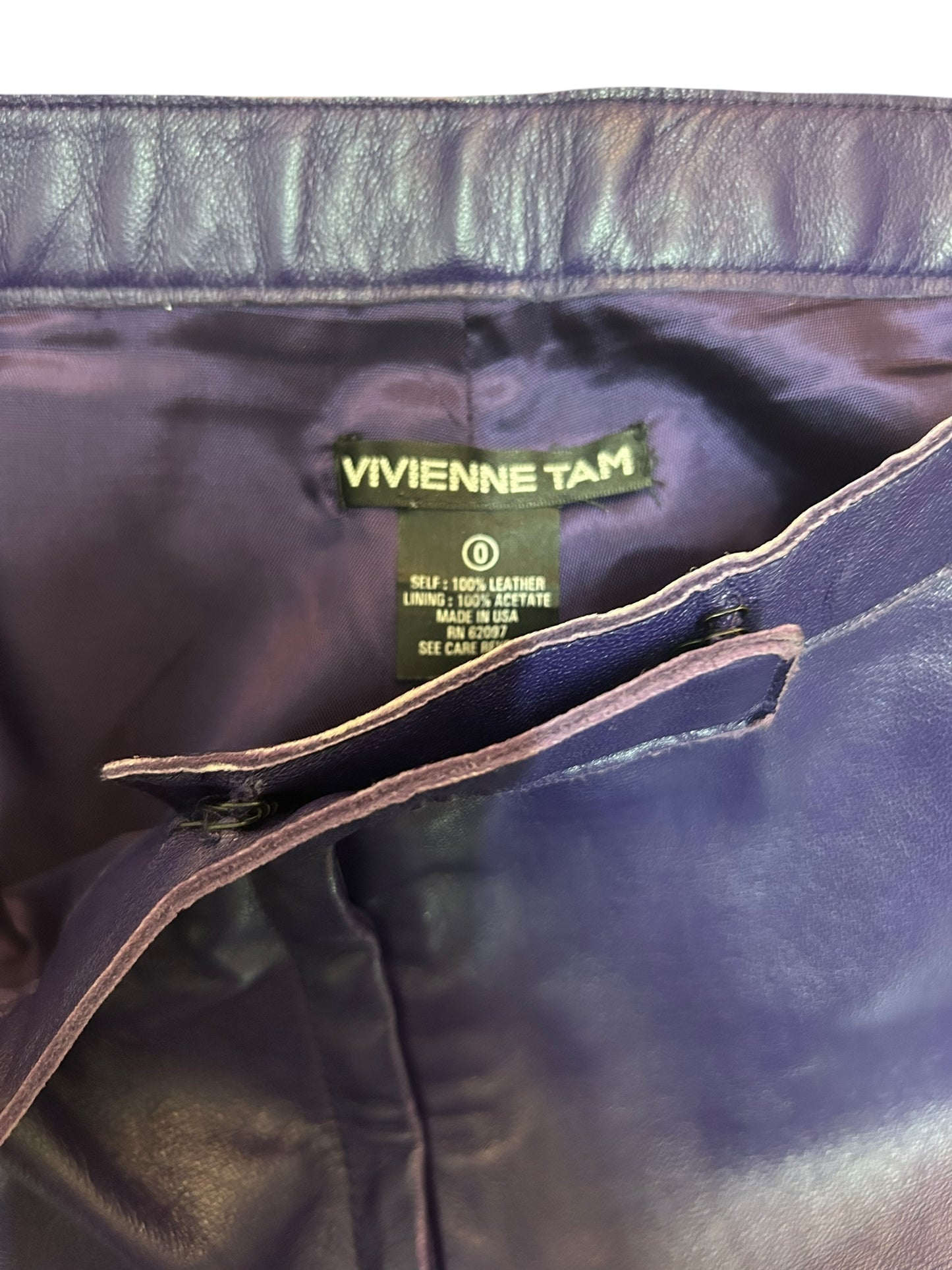 Vivenne Tam Leather Pants