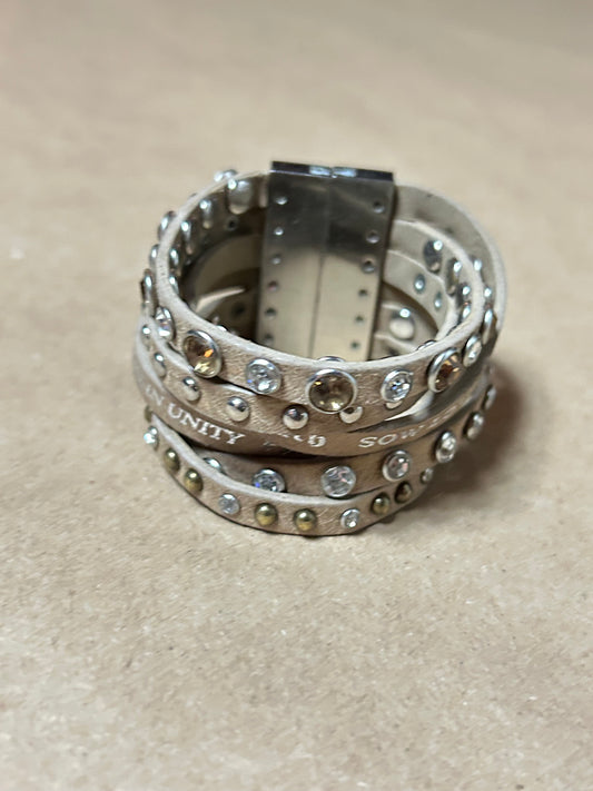 Rhinestone Stacked Bracelet