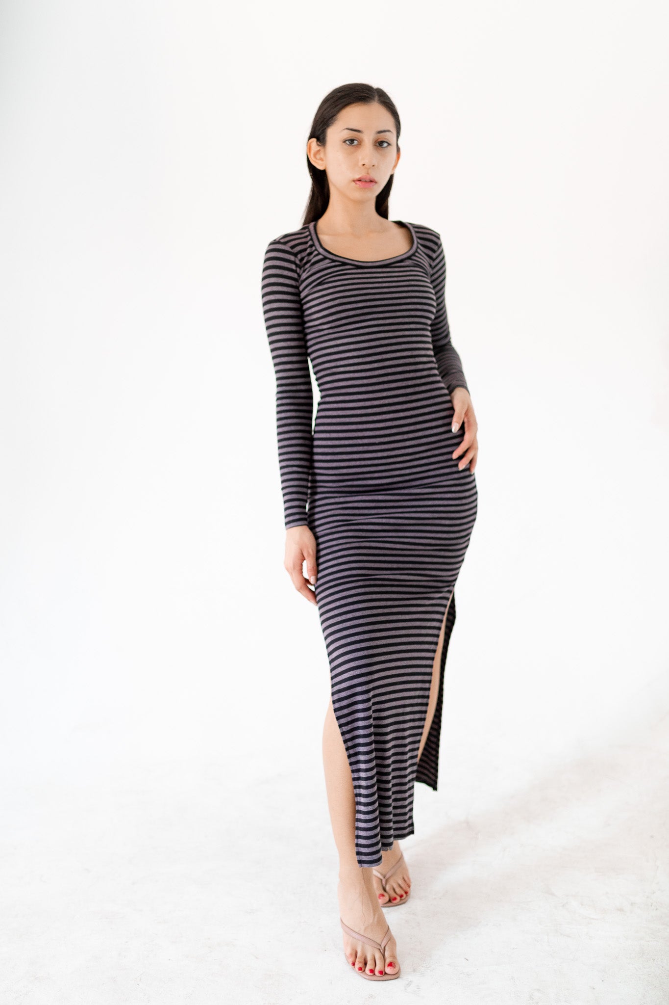 Stripe Maxi Dress