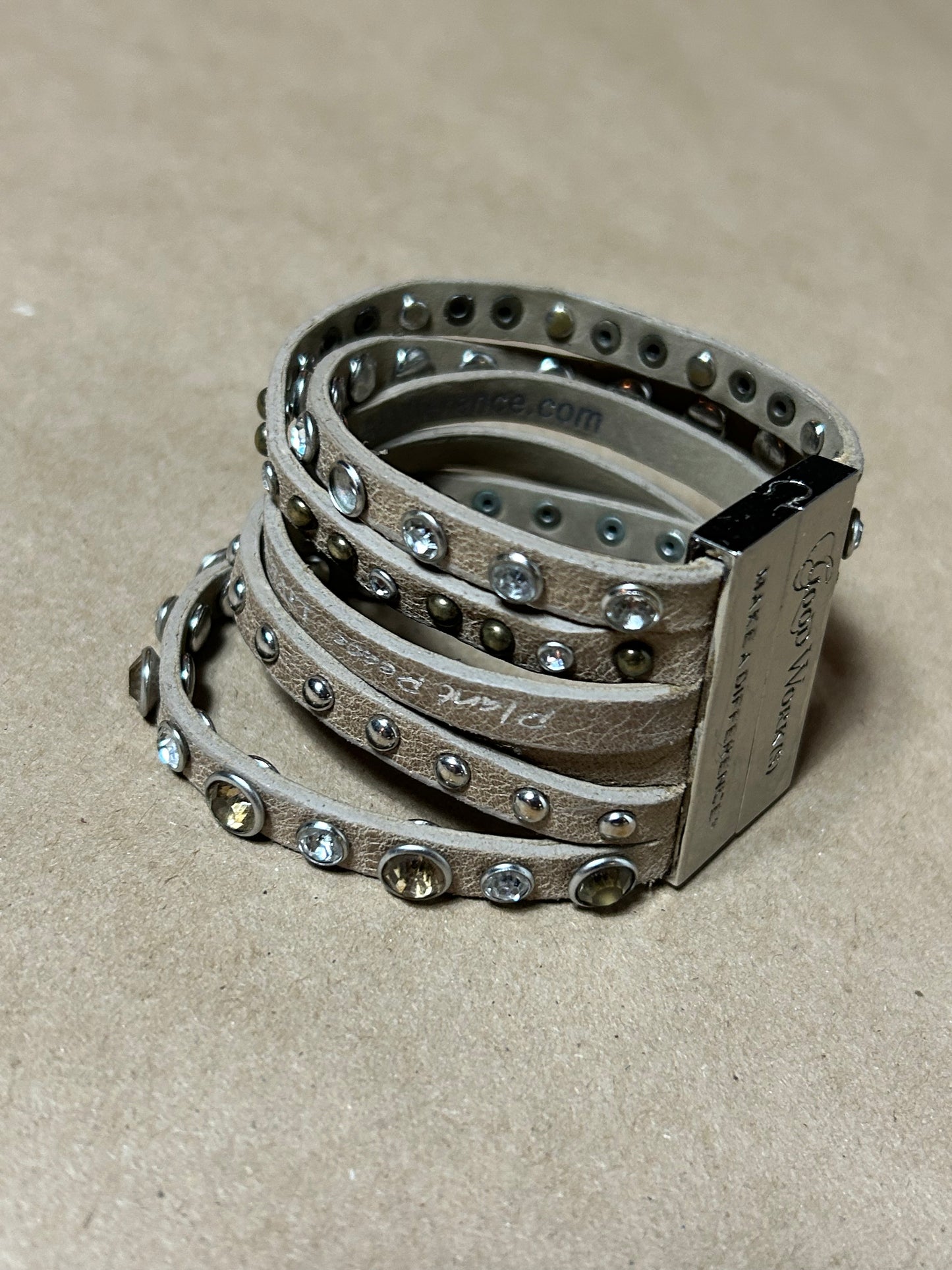 Rhinestone Stacked Bracelet