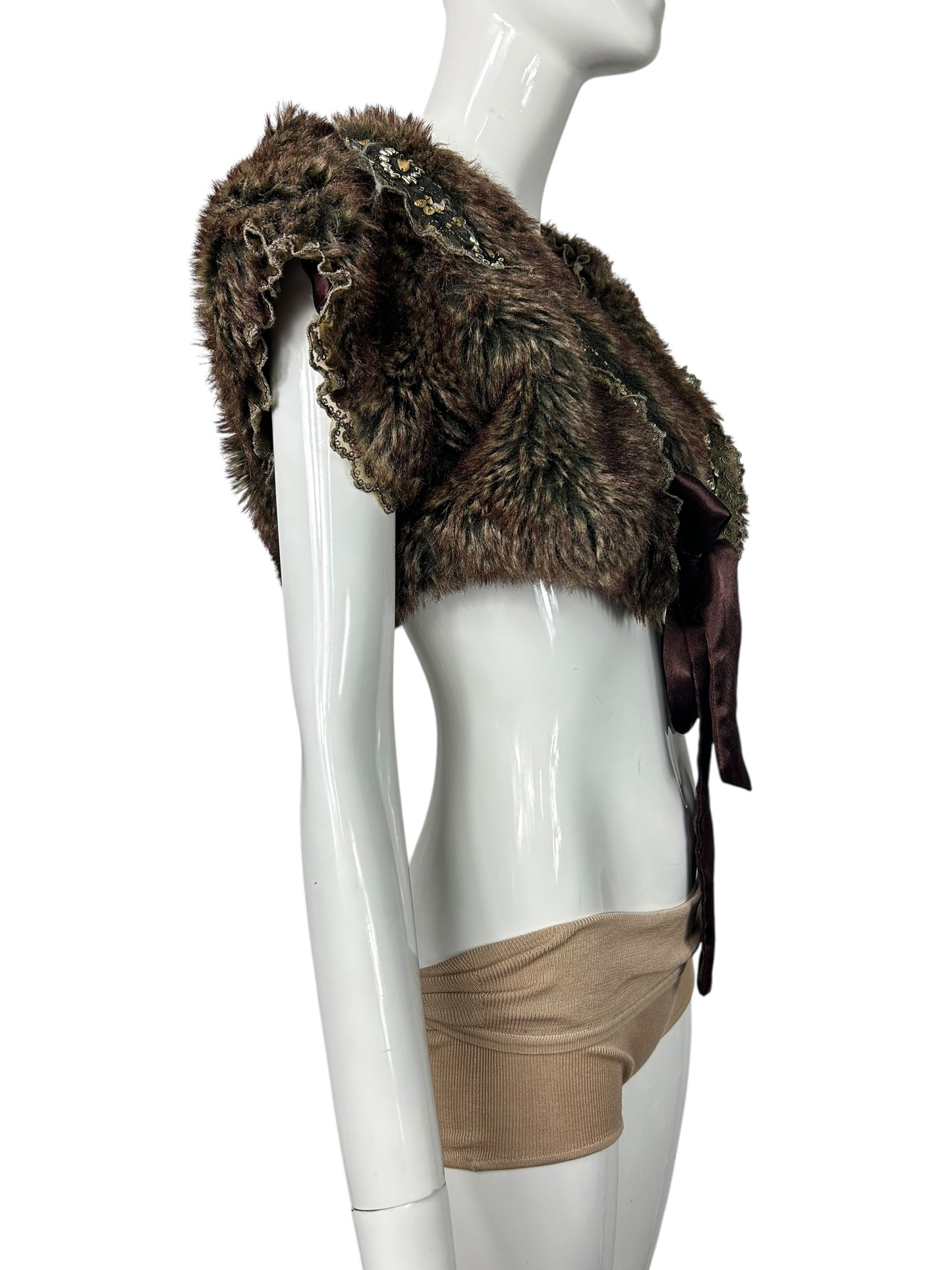 Cropped Fur Bolero