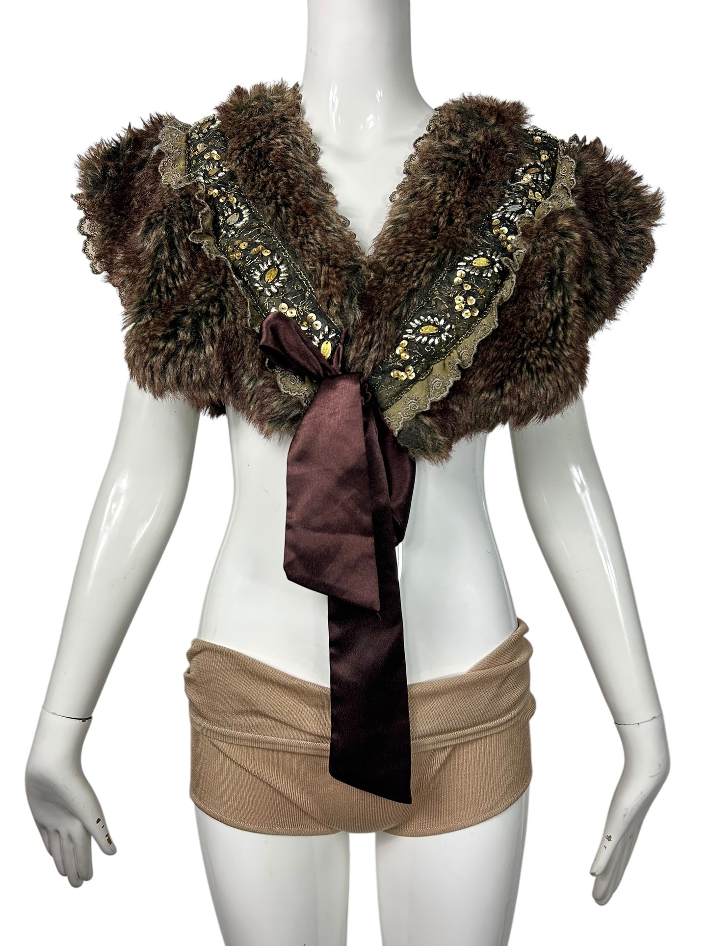 Cropped Fur Bolero