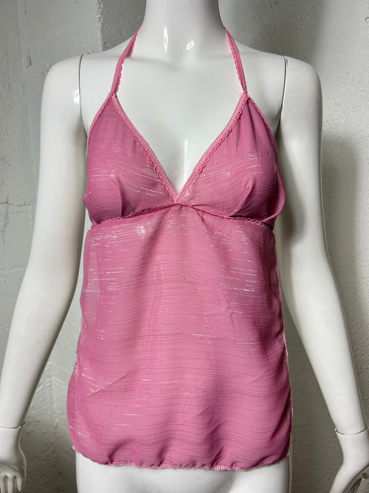 Rose Backless Halter