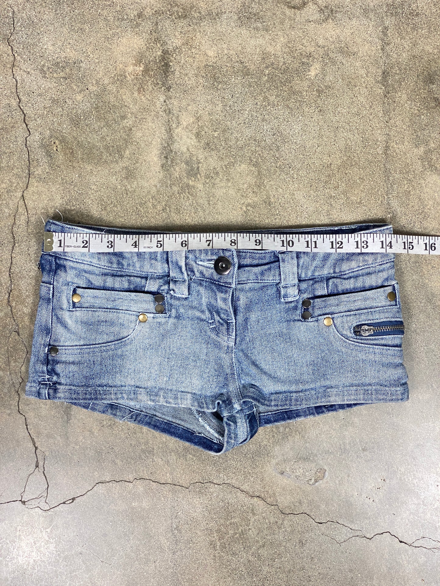 00s Denim Micro Shorts