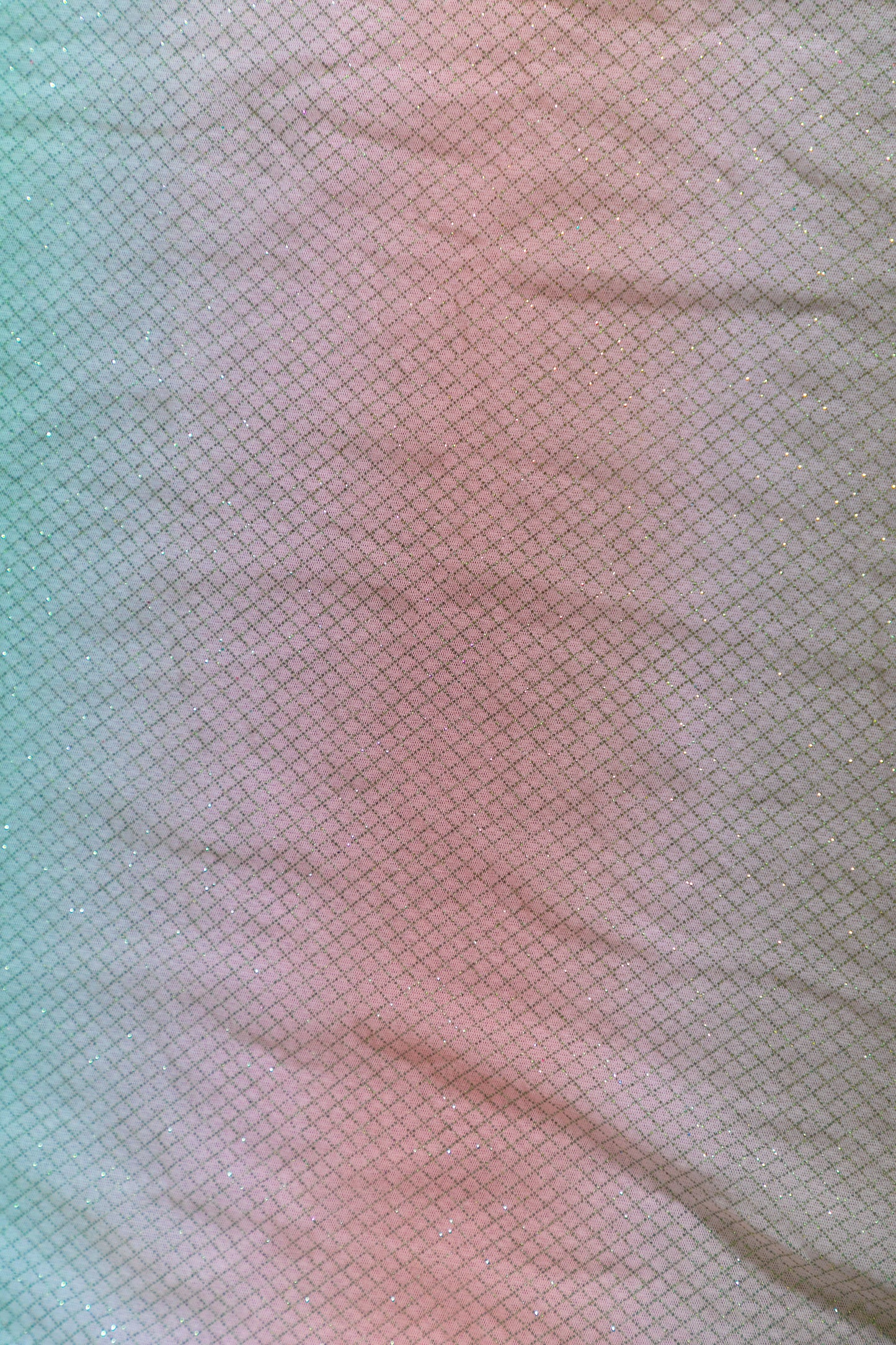 Sea Mirage – 4 Way Stretch Glitter Micro Mesh (90s/00s Deadstock)