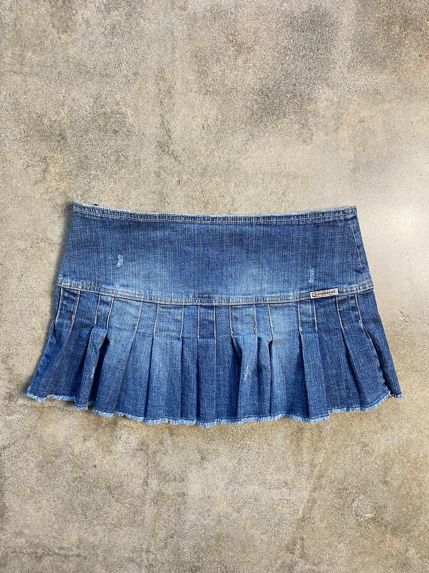 00's Denim Micro Mini Skirt