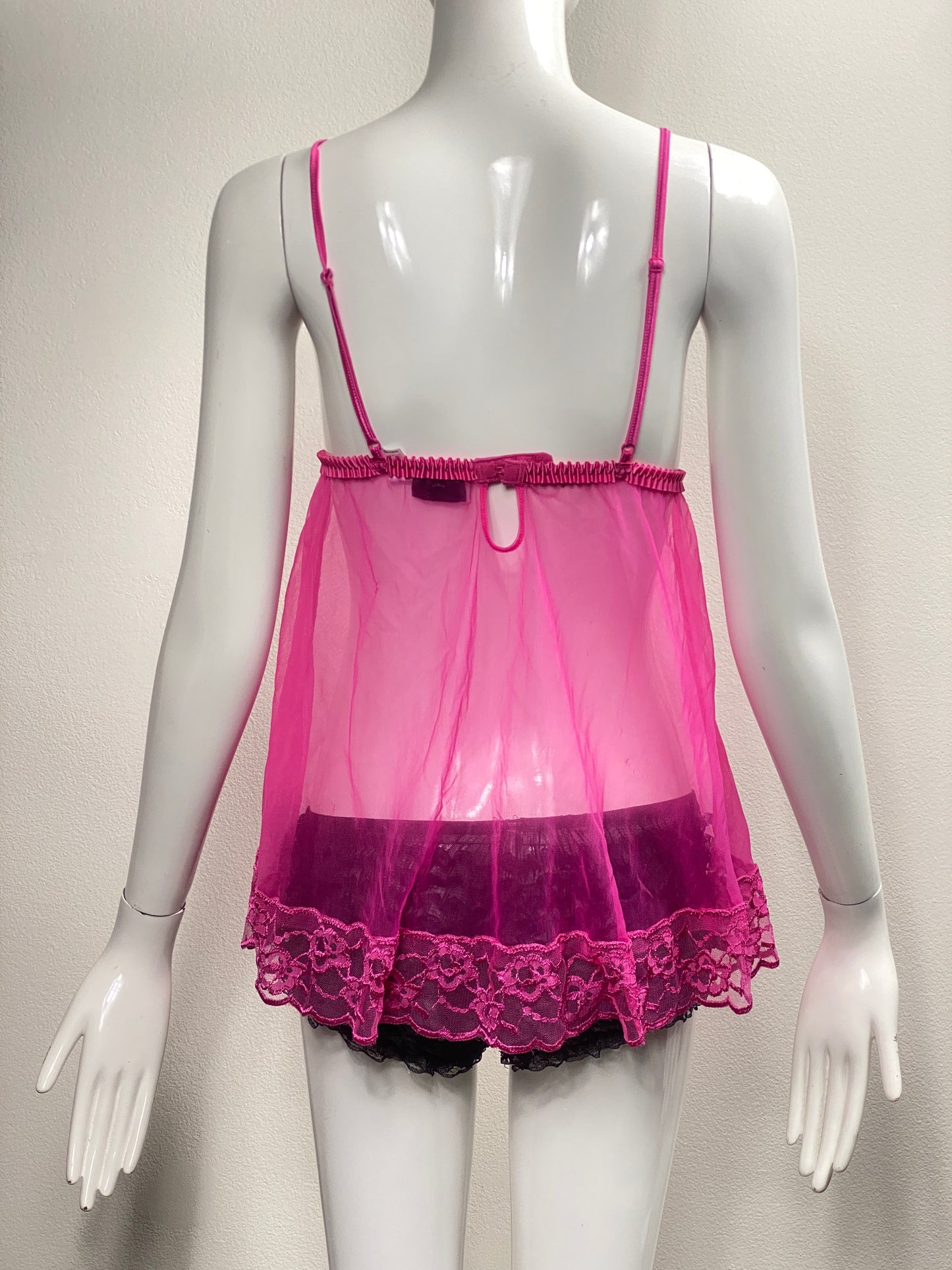 Frederick's Of Hollywood Pink Babydoll