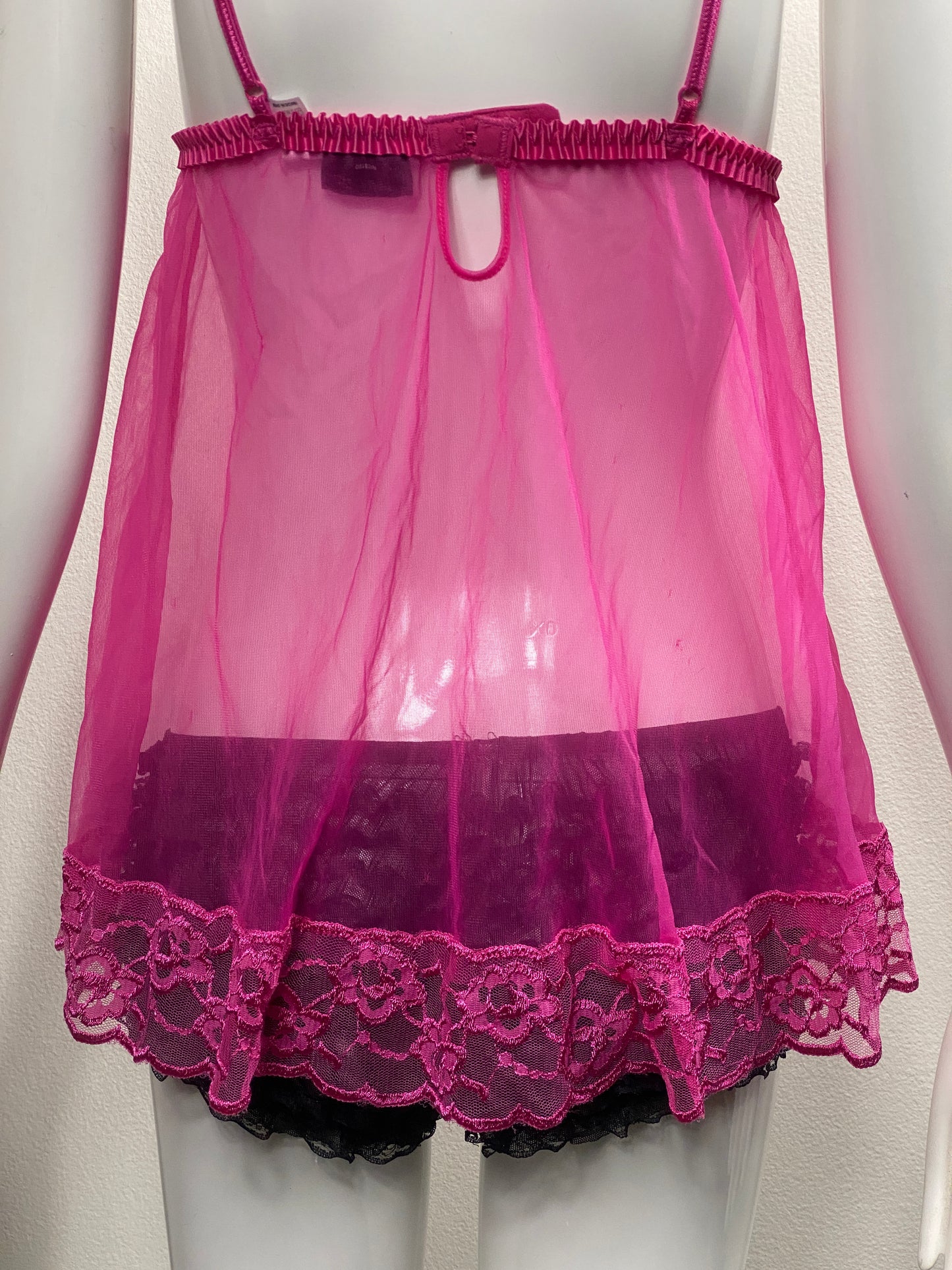 Frederick's Of Hollywood Pink Babydoll