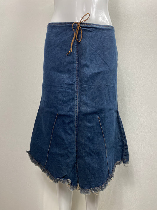 Denim Midi Skirt