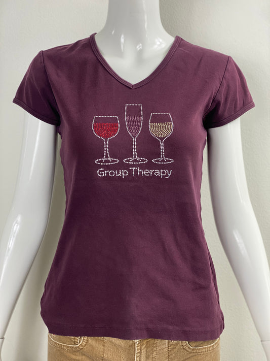 Group Therapy Wine Baby Tee