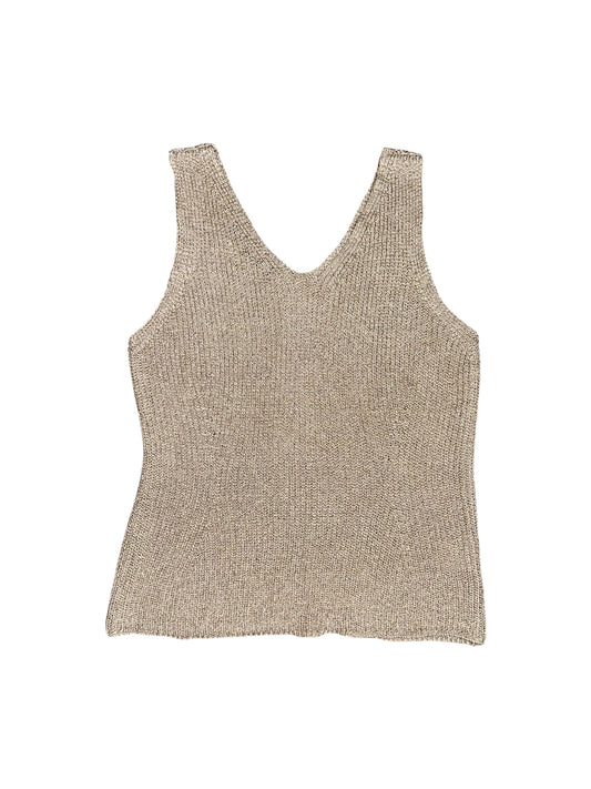 Gold Knit Tank Top