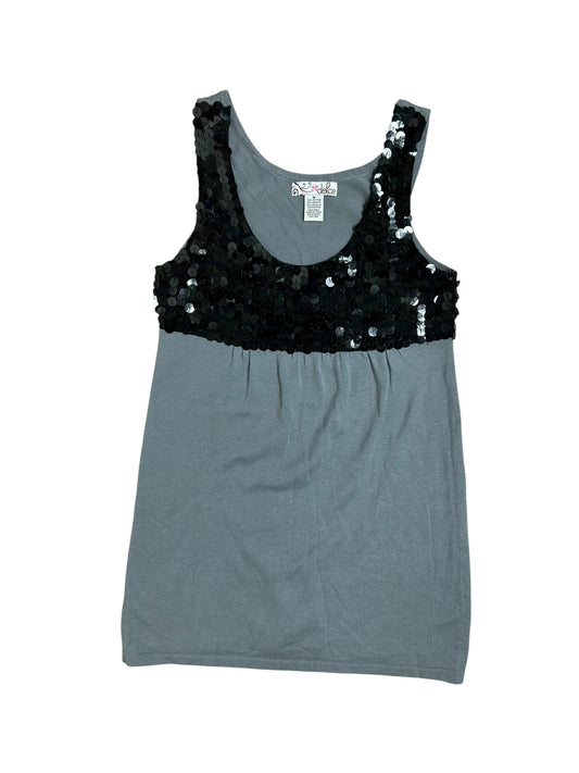 Grey Knit Baby Doll Dress