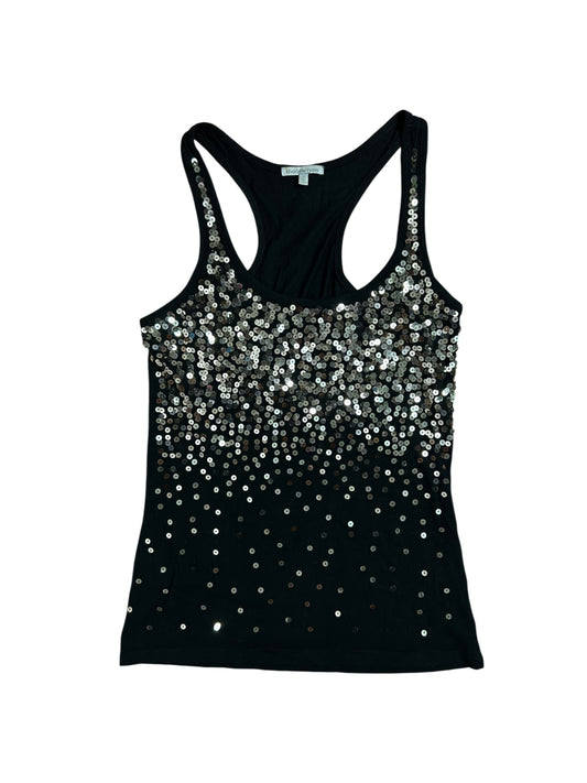 Gold Sequin Tank Top