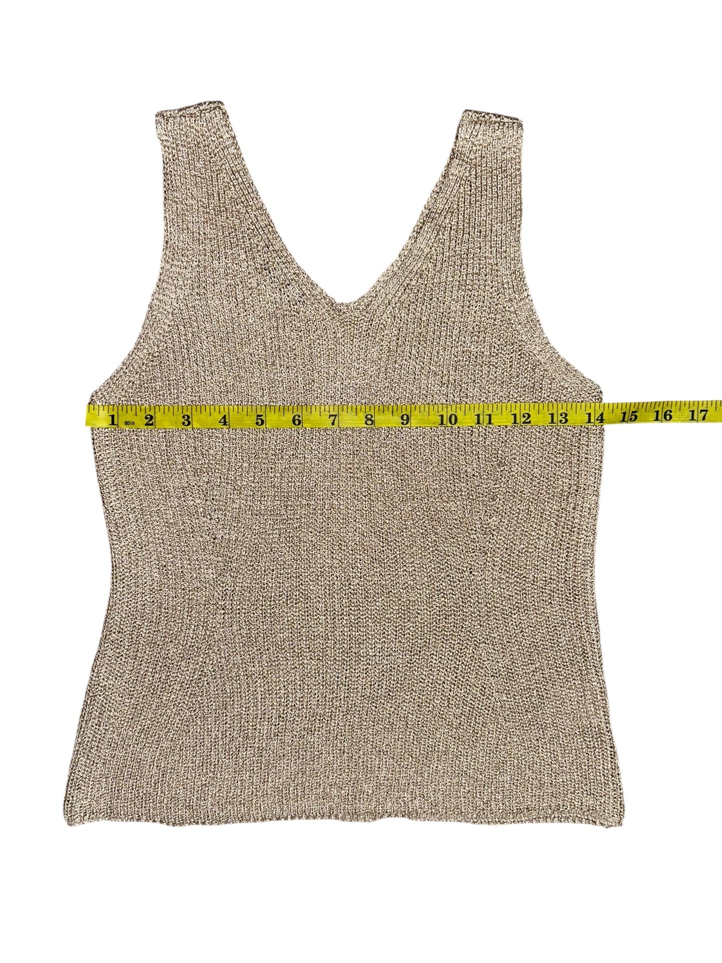 Gold Knit Tank Top