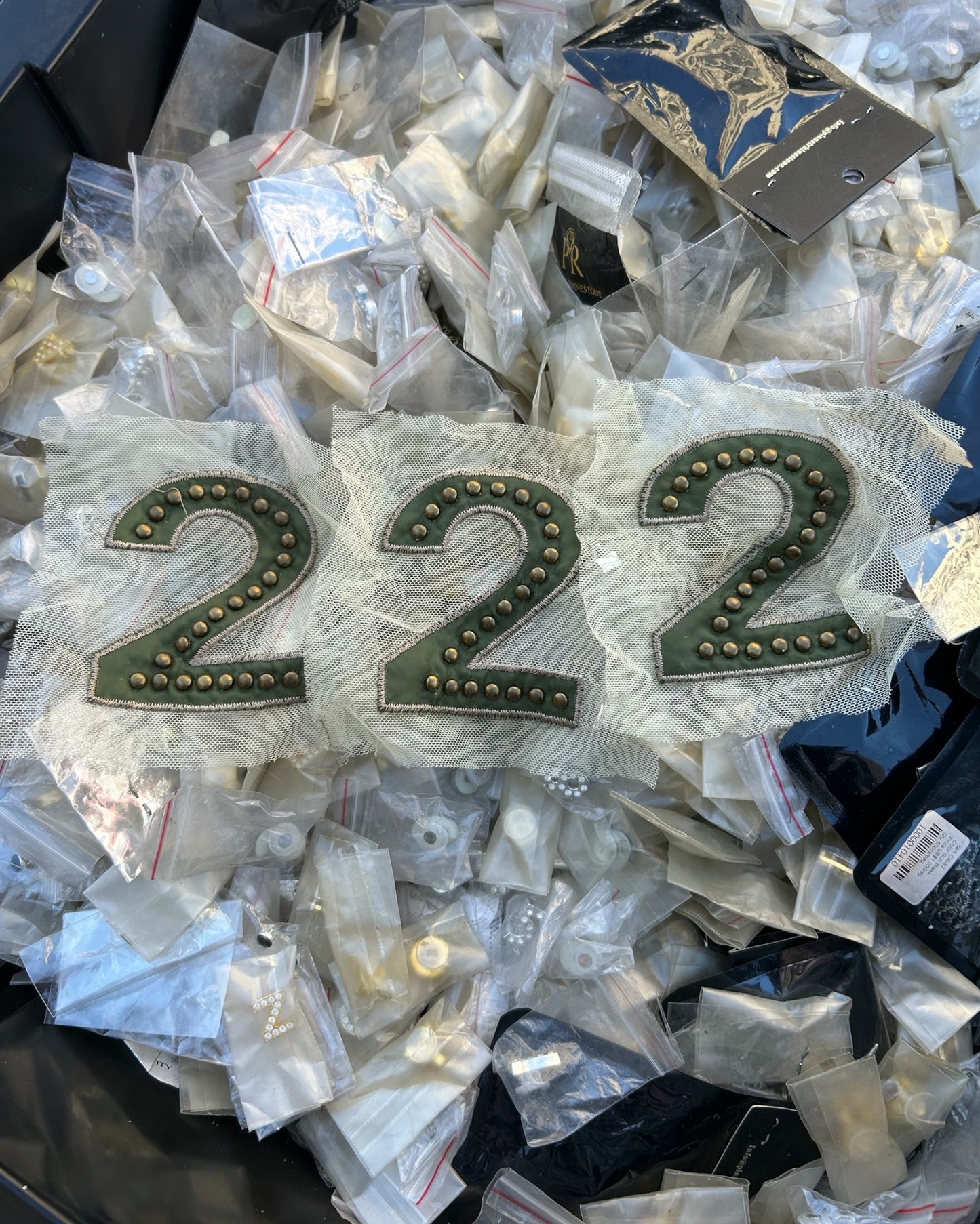 Curated Deadstock Textile Archive, Fabric and Trim Bundles from the 90's / 00's