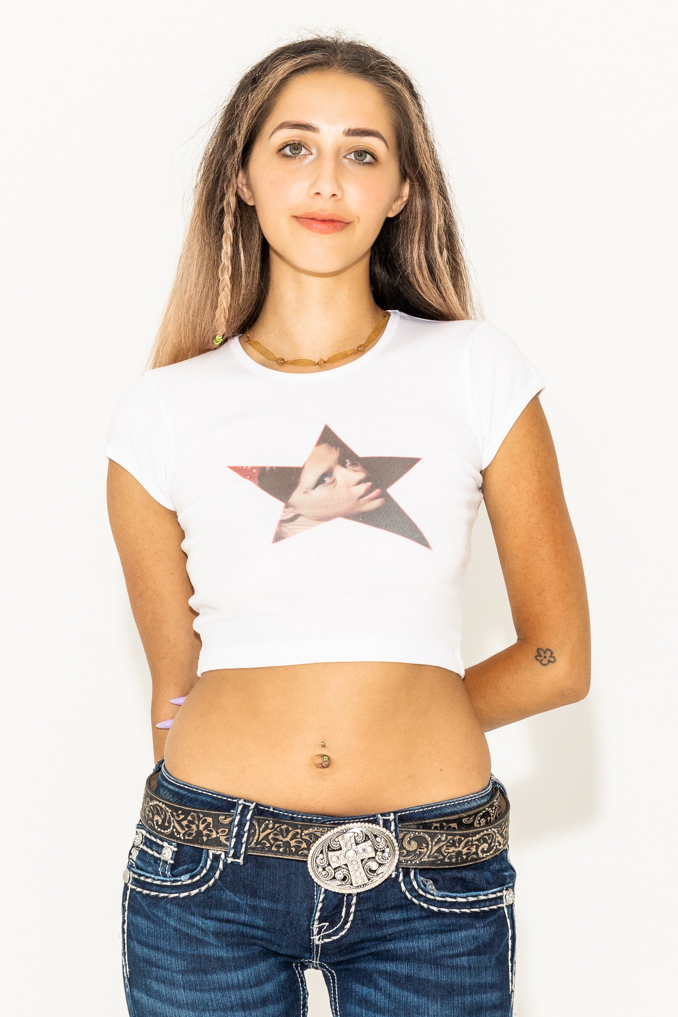 I'M A FUCKINGGG STARR CROPPED BBY TEE